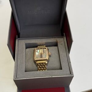 Michele Gold and Silver Women's Watch